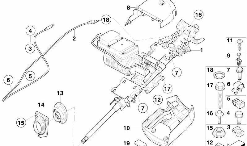 Arandela OEM 32304023995 para BMW E85 (Z4). Original BMW.