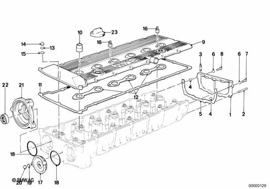 Placa sem amianto para BMW 5 E28 Series, série 6 E24, Série 7 E23 (OEM 11121317689). BMW original