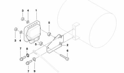Módulo de encendido OEM 12142325284 para BMW Motorrad R247 {R 100, R 100 GS, R 100 CS} {modelos compatibles: 0375, 0385, 0393, 0425, 0435, 0323, 0426, 0436, 0473, 0478}. Original BMW.