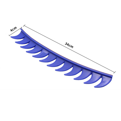 Cristas de plástico