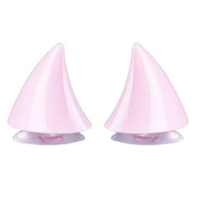 Chifres pequenos com ventosa