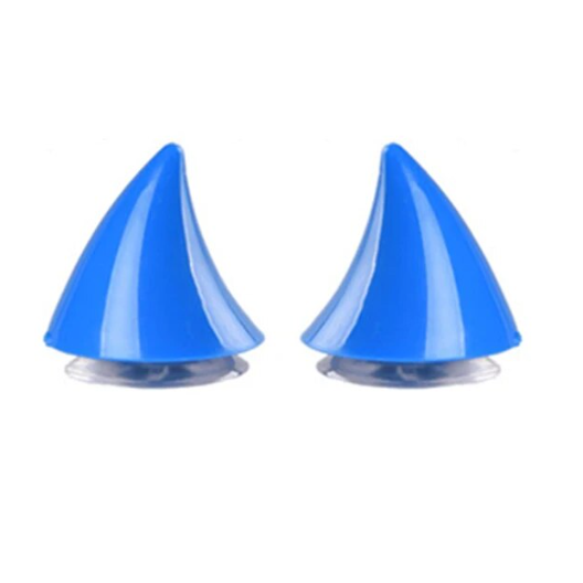 Chifres pequenos com ventosa