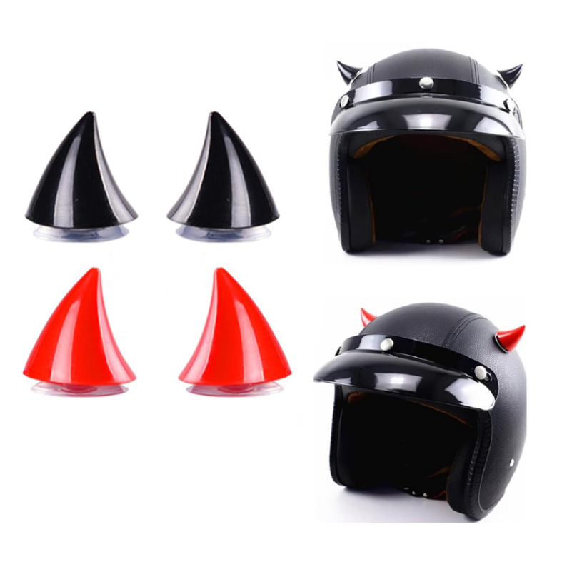 Chifres pequenos com ventosa