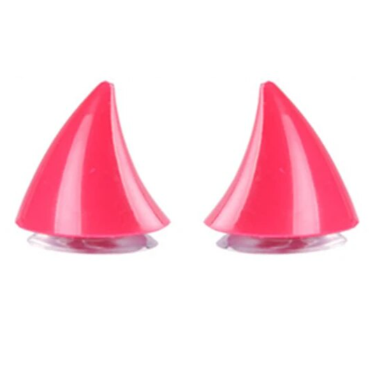 Chifres pequenos com ventosa