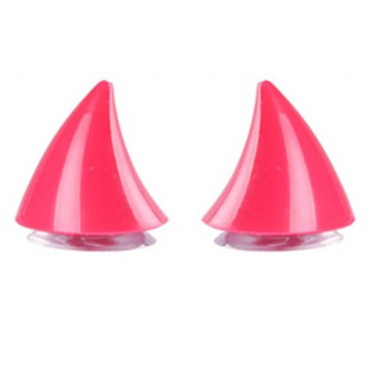 Chifres pequenos com ventosa