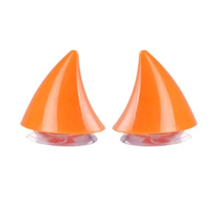 Chifres pequenos com ventosa