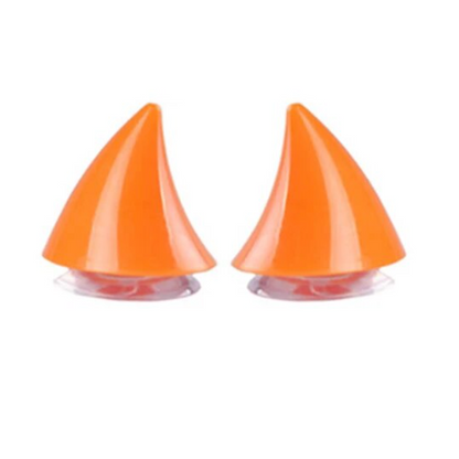 Chifres pequenos com ventosa