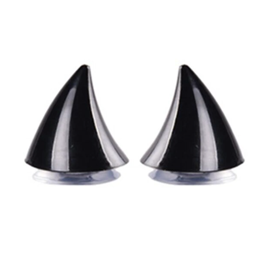 Chifres pequenos com ventosa