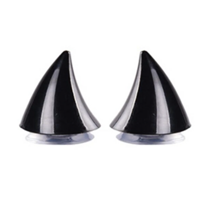 Chifres pequenos com ventosa