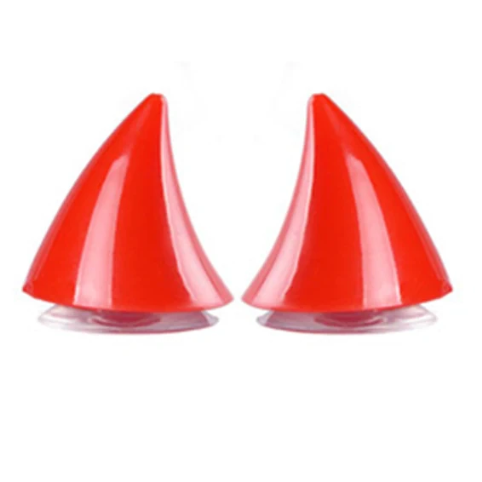 Chifres pequenos com ventosa