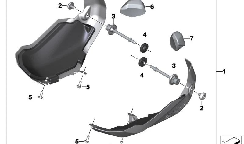 Vis à capuchon spéciale OEM 77148396723 pour BMW Motorrad R1250GS, R1250RT, R1250R, R1250RS... et plus encore. BMW Motorrad d'origine.