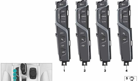 Unidade de controle do Console Central para BMW 7 G11 Series, G11N, G12, G12N (OEM 61316993902). BMW original.