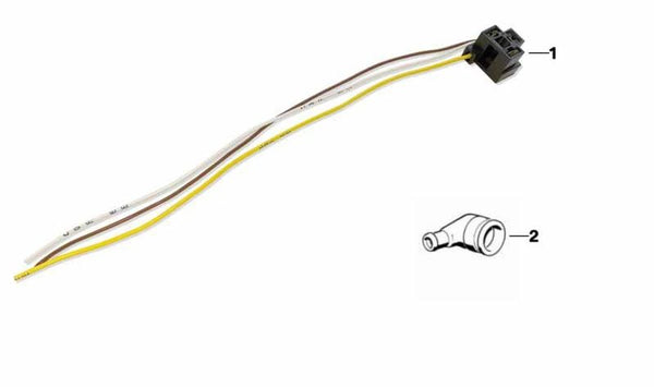 Conector de reparación OEM 83302470857 para motos BMW G 310 GS, G 310 R. Original BMW Motorrad.