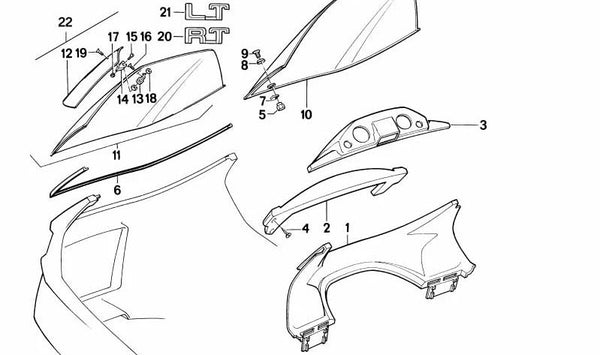 Junta de estanqueidad OEM 46631453507 para BMW Motorrad K 75 RT, K 100 LT, K 100 RT. Compatible con modelos KK56 y KK58. Original BMW Motorrad.