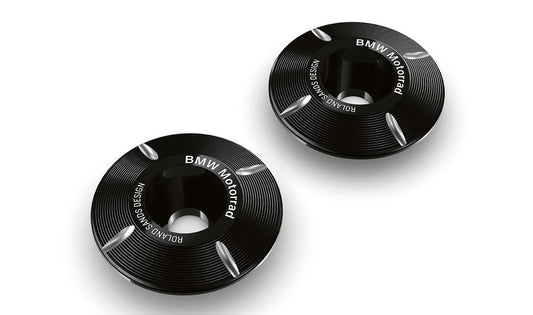 Couvre-fourche supérieur OEM 77242469273 pour motos BMW R 18, R 18 Classic, R 18 Roctane. BMW Motorrad d'origine.