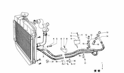 Tubería de aceite para BMW (OEM 17221115879). Original BMW