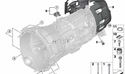 Neutral Position Sensor for BMW E81 E82 E87N E88 F20 F21 F22 F23 E90 E91 E92 E93 F30 F31 F34 F35 F32 F33 F36 F10 F11 F18 F06 F12 F13 E84 F25 E89 (OEM 23147606188). Original BMW