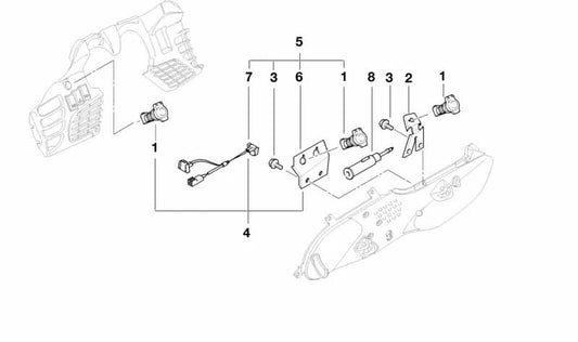 Cableado para toma de corriente adicional OEM 61132316621 para BMW Motorrad R1200GS, R1200RT, R1150GS, F650GS, K1200LT, R850R, entre otros modelos compatibles. Original BMW Motorrad.