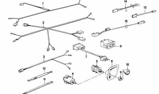 Regulador de balance de audio OEM 65121360036 para BMW E21, E24. Original BMW.
