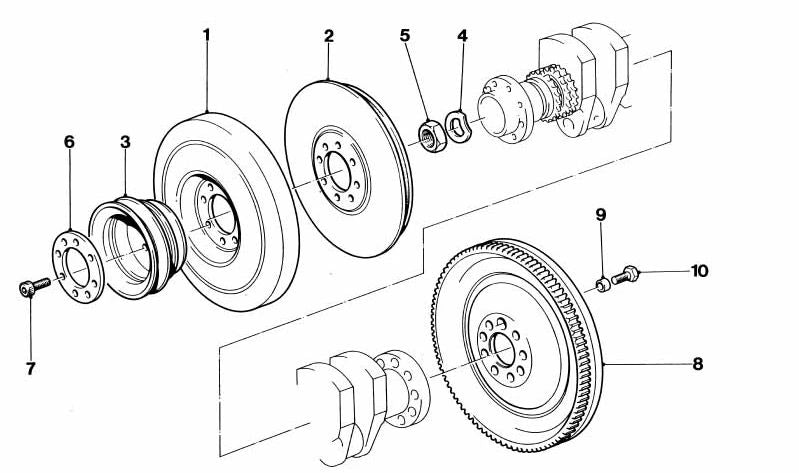 Arandela de ajuste OEM 11231304349 para BMW Serie 3 (E21, E30, E36, E46, E90, F30), Serie 5 (E12, E28, E34, E39, E60, F10), Serie 7 (E23, E32, E38, E65, F01), Z3, Z4, X3, X5. Original BMW.