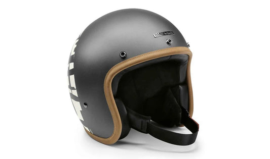 Casco Bowler Gunmetal talla 62/63 OEM 76317922237 para todas las motos BMW. Original BMW Motorrad.