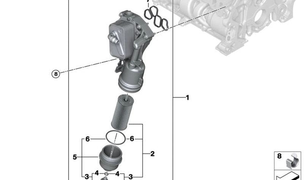 Arandela de sellado OEM 11428595437 para BMW F70, U06, U11, U12, U10. Original BMW.