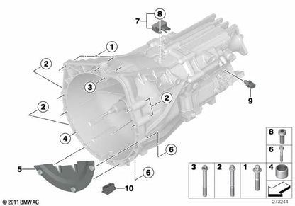Piatta Coving per BMW 1 F20 Series, F21, Serie 2 F22, F23, Serie 3 F30, F31, Serie 4 F32, F33, F36, X1 E84, Z4 E89 (OEM 23007635783). BMW originale