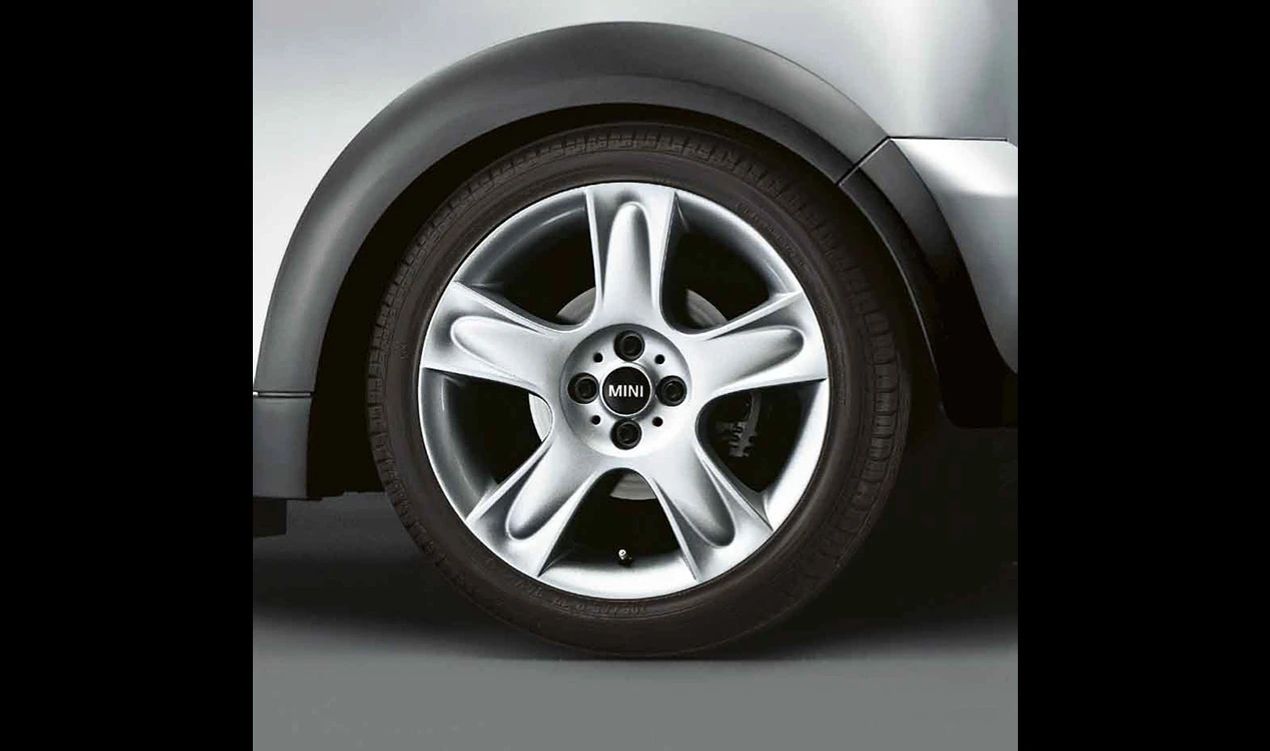 Llanta de aluminio 5 Star Bullet 91 OEM 36116763299 para MINI R50, R53, Cabrio R52. Original MINI.