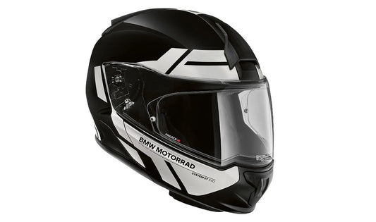 Casco modular System 7 Carbon Evo color Spur talla 54/55 OEM 76315A807D7 válido para motos BMW. Original BMW Motorrad.