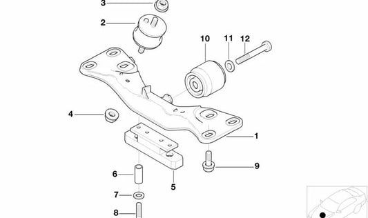 OEM -Vibrationen Amppler 22311093668 für BMW E38. Originales BMW -Stück, ideal zur Beseitigung von Rauschen und Getriebevibrationen. Sorgt für weiche und stille Operationen.