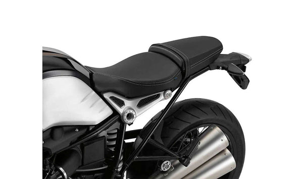 Asiento del conductor negro OEM 52538531151 para motos BMW R nineT, R nineT Pure, R nineT Scrambler, R nineT Urban G/S. Original BMW Motorrad.