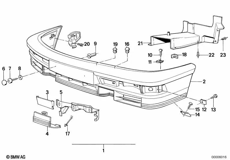 Cubierta derecha para BMW Serie 5 E28 (OEM 51111934656). Original BMW