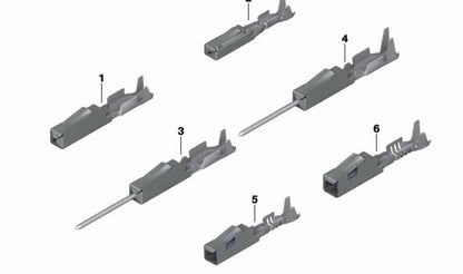 Conector eléctrico OEM 61136931880 para BMW (Modelos compatibles: E81, E82, E87, E88, F20, F21, F52, E36, E46, E90, E91, E92, E93, F30, F31, F34, F35, G20, G21, G28, G80, F32, G26, E39, E60, E61, F07, F10, F11, F18, F90, G30, G31, G38, E63, E64, F06