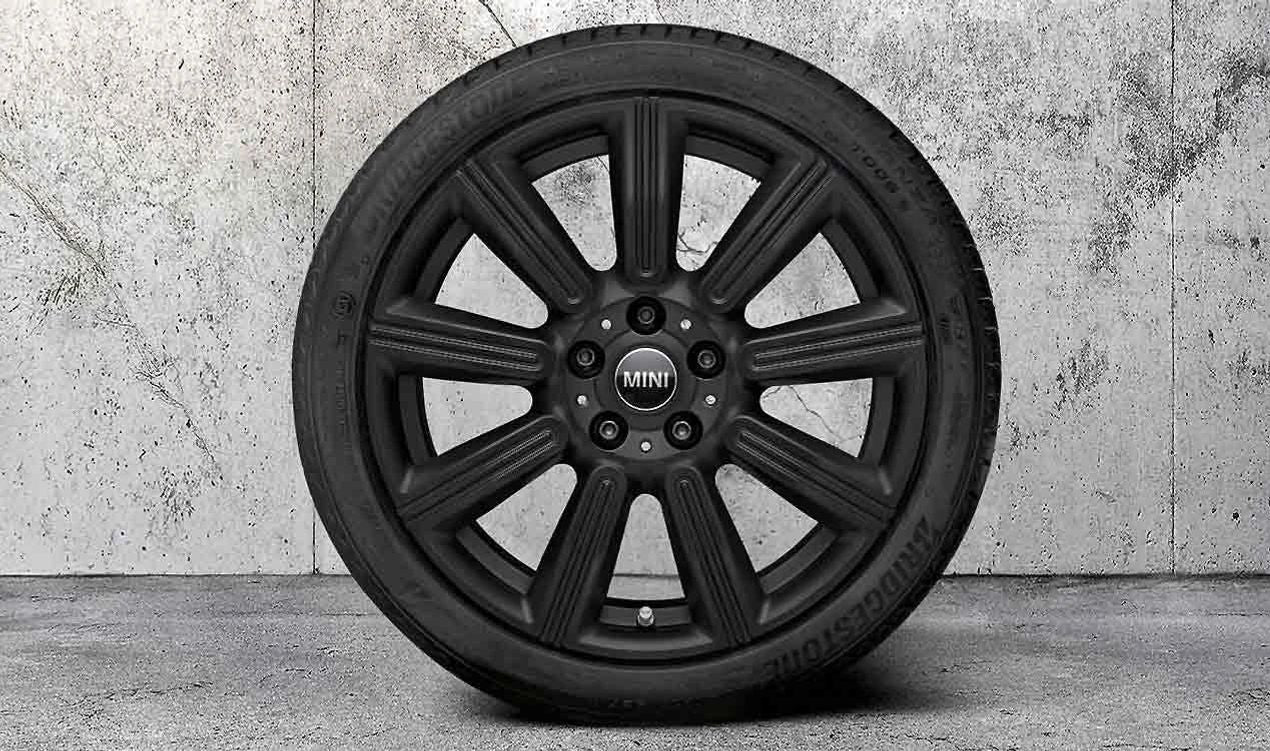 Llanta de aluminio Multiray Spoke 591 antracita OEM 36105A11E76 para MINI Cooper F55, F56, F57... y más. Original MINI.