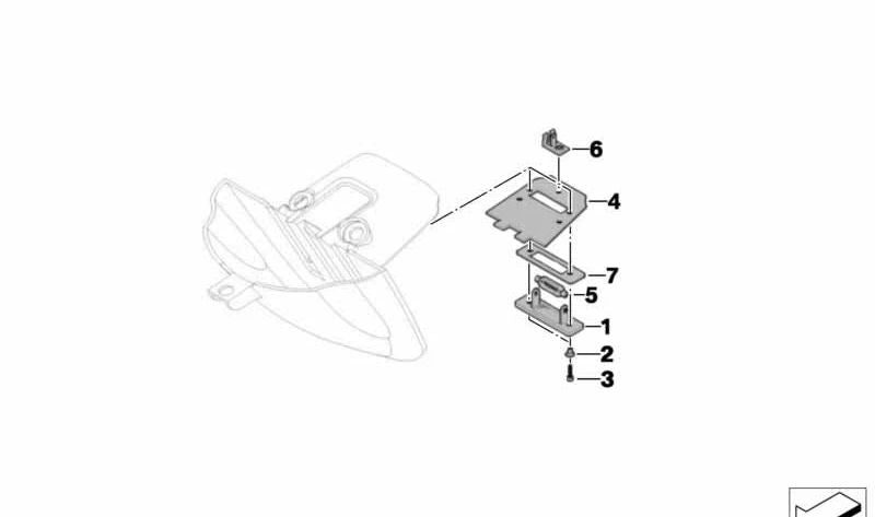 Junta OEM 63262305372 para BMW Motorrad K1200GT, K1200RS, R1100S... y más. Original BMW Motorrad.