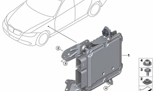 Unidad de control de dirección activa OEM 32436788598 para BMW E81, E82, E87, E88, E90, E91, E92, E93. Compatible con varios motores y transmisiones. Original BMW.
