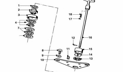Tornillo de ajuste OEM 31422000049 para BMW E30, E36, Z3. Original BMW.