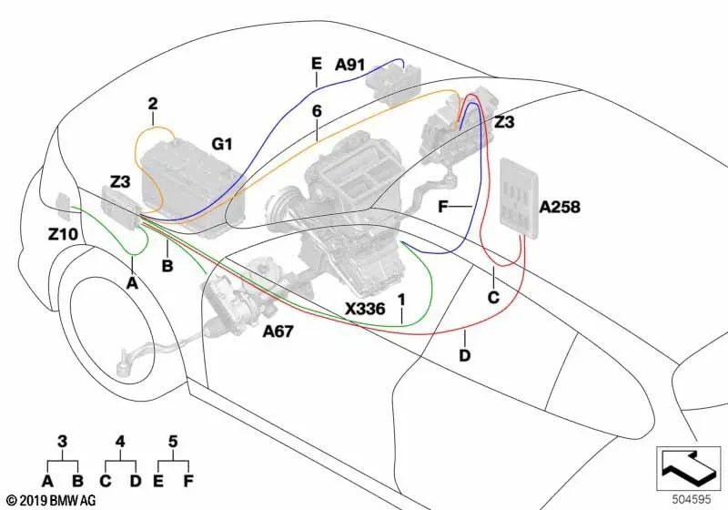Modulo di riparazione per BMW F40, F44 (OEM 61115A07A41). BMW originale
