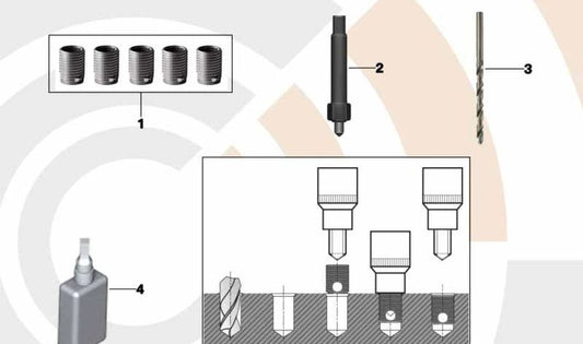 Werkzeug für BMW E39, E63, E63N, E64, E64N, E38, E85, E86, Mini R50, R52, R53 (OEM 83302359049). Original BMW