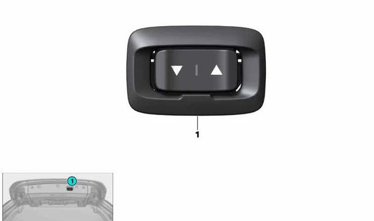 Interruptor ayuda de carga OEM 61319303958 para BMW F33, F83. Original BMW.