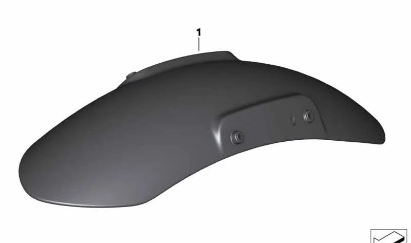 Cubierta de rueda delantera OEM 46619480699 para motos BMW R nineT (K21). Original BMW Motorrad.