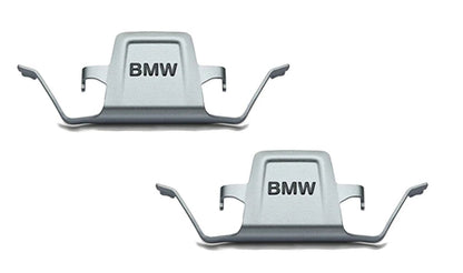 Pinza sujeción diseño con logo BMW para frenos traseros OEM 34112359857 para BMW F30, F31, F34, F32, F33, F36. Original BMW.