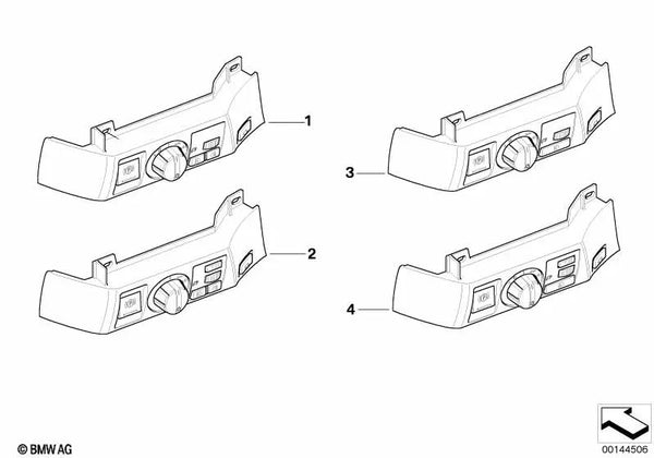 Interruptor de Luz para BMW E65, E66 (OEM 61316941995). Original BMW.