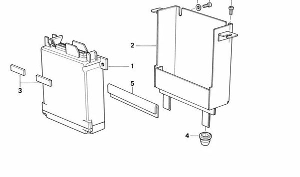 Centralita ABS OEM 34521459924 para BMW Motorrad K 100 RS, K 1100 LT, K 1100 RS, K1. Original BMW Motorrad.