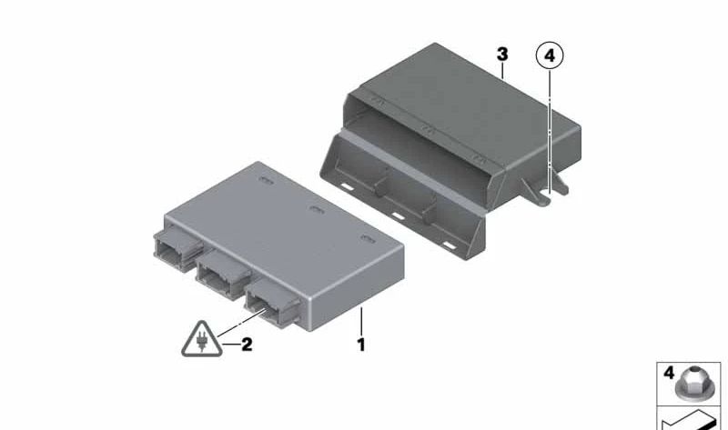 Soporte del mecanismo de mando PDC OEM 61359159039 para MINI Countryman R60, Paceman R61… y más. Original MINI