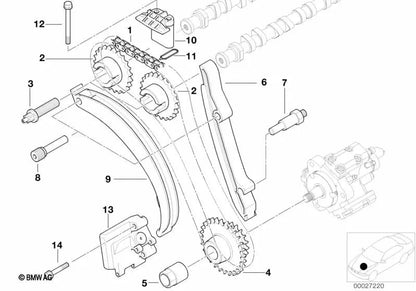 Management -Handbuch für BMW E46, E39, E38, E53 (OEM 11312247334). Original BMW
