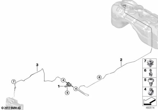 Filtro de habitáculo OEM 64129366927 para BMW X3 G01, X3 G01 LCI, X4 G02, X4 G02 LCI. Original BMW.