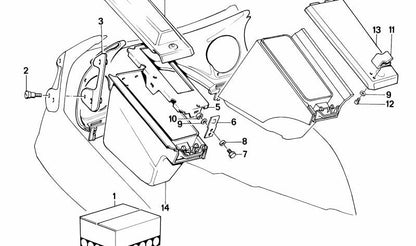 Tuerca hexagonal OEM 07119922028 para BMW (Modelos compatibles: E21, E12, E28, E34, E39, E60, E24, E63, E64, E23, E32, E38, E31, E53). Original BMW.