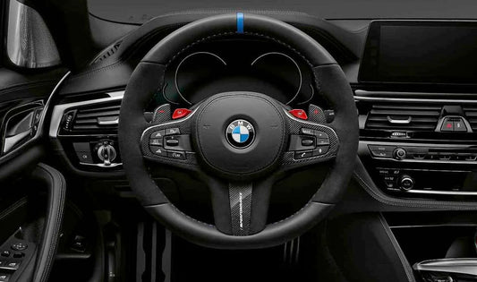 Cubierta de Volante M Performance para BMW F90, G30, G31, G38, G32, G11, G12, F97, G01, F98, G02 (OEM 32302457717). Original BMW.
