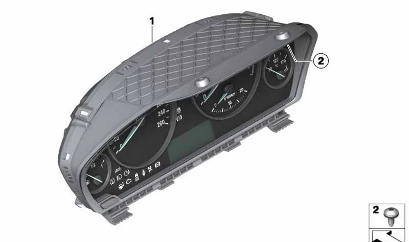 Cuadro de instrumentos KM/H OEM 62108718261 para BMW Serie 3 F30, F31, F34 GT y Serie 4 F32, F32 LCI… y más. Original BMW.